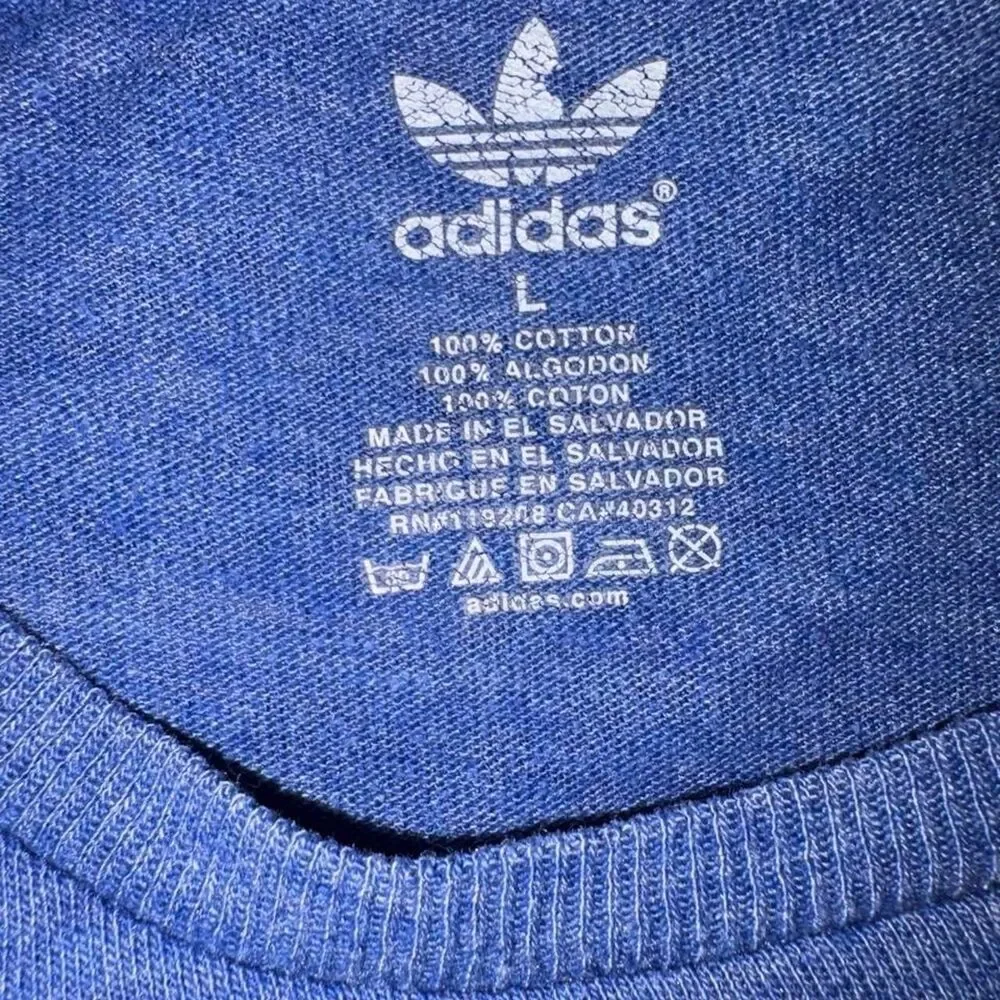 Adidas Men's Blue T-shirt